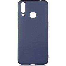 Case Street General Mobile GM 10 Kılıf Premier Mat Silikon Esnek Koruma Lacivert