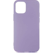 Case Street Apple iPhone 12 Mini Kılıf LSR Lansman Görünüm İçi Süet Silikon Mor