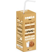 Fomilk Fındık Sütü 200 Ml Glutensiz Bitkisel Bazlı Laktozsuz Vegan