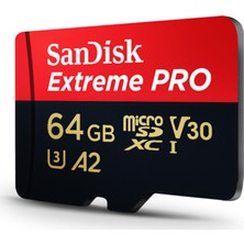 Sandisk Extreme Pro 64 GB MicroSD (Yurt Dışından)