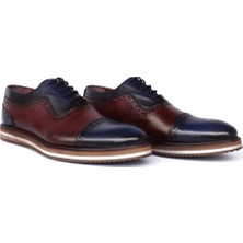 Katasona Bordo Lacivert Erkek Ayakkabı