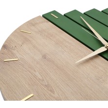 Yedi Home & Decor Wooden Sections El Yapımı Duvar Saati