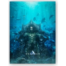 Caka Tablo   Ahşap Tablo Aquaman Afiş Görseli