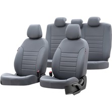 Otom Citroen Jumpy 2017-Sonrası 2+1 (3 Kişi) Özel Üretim Koltuk Kılıfı İstanbul Design Füme