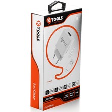 Ktools Life 12W Adaptör 2.4A 1m Lightning Kablo Hızlı Şarj Cihazı