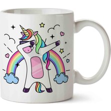 Art Hediye Unicorn Gökkuşağı Kupa Bardak