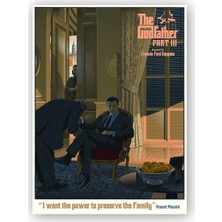 Caka Tablo   Ahşap Tablo The Godfather 3