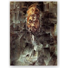 Caka Tablo   Ahşap Tablo Portrait of Ambroise Vollard, 1910 by Picasso