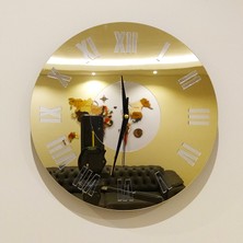 RacartShop Dekoratif Aynalı Duvar Saati-13