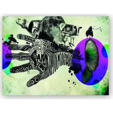 Caka Tablo   Ahşap Tablo Hand Fingers Surrealism