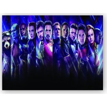 Caka Tablo   Ahşap Tablo Avengers Kesit Full Kadro Görsel