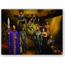 Caka Tablo   Ahşap Tablo Black Panther ve Arkadaşları