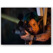 Caka Tablo   Ahşap Tablo XXX Return of Xander Cage Ruby Rose Sniper