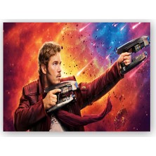 Caka Tablo   Ahşap Tablo Galaksinin Koruyucuları Chris Pratt