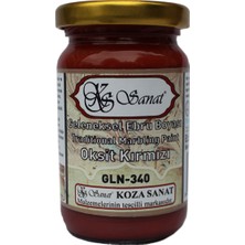 Koza Sanat Ebru Boyası Ezilmiş Oksit Kırmızı 105 cc Gln - 340