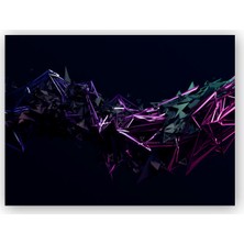 Caka Tablo   Ahşap Tablo Geometrik Poligonal Şekiller