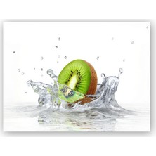 Caka Tablo   Ahşap Tablo Kiwi ve Su Sıçraması
