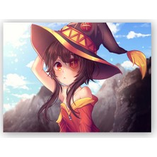 Caka Tablo   Ahşap Tablo Megumin Konosuba