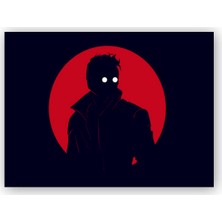 Caka Tablo   Ahşap Tablo Star Lord Marvel Süper Kahraman Minimal Art