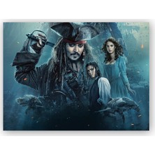 Caka Tablo   Ahşap Tablo Karayip Korsanları Film