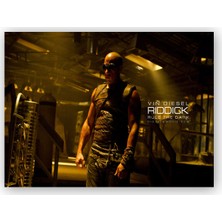 Caka Tablo   Ahşap Tablo Riddick Vin Diesel Görseli