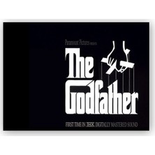 Caka Tablo   Ahşap Tablo The Godfather Yazı