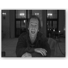 Caka Tablo   Ahşap Tablo The Shining Jack Nicholson Gülüyor
