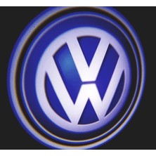 Femex Volkswagen Araçlar Için Pilli Yapıştırmalı Kapı Altı LED Logo
