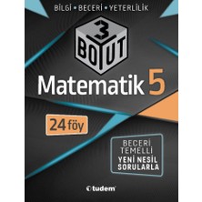 Tudem Yayınları 5. Sınıf Matematik 3 Boyut Föy