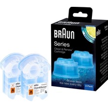 Braun Traş Makinesi Temizleme Sıvısı 2'li Paket