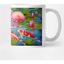 Fizello Koi Fish İn The Pond Kupa Bardak