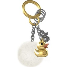 Metalmorphose Duck Lover Peluşlu Ördek Pomponlu Anahtarlık