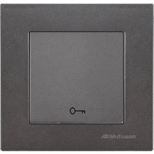 Mutlusan Rita Füme Kapı Otomatiği  Çerçeveli