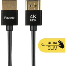 Paugge 2.0b 4K 60Hz 18GBPS HDMI Kablo - 1m