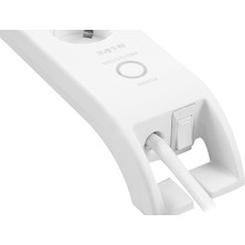 S-link SPG3041 2m 2xUSB=2.4a 3G1.5mm2 900 Joule 4lü Akım Korumalı Beyaz Priz