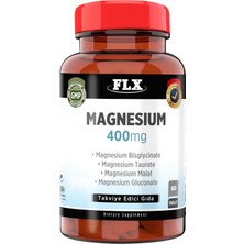 FLX Magnezyum Bisglisinat Malat Taurat Glukonat 60 Tablet