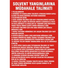 İzmir Serigrafi Solvent Müdahele Talimatı (Kendinden Yapışkanlı Etiket) 17,5 x 25 cm