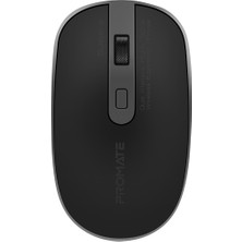 Promate Suave-2 Kablosuz Wireless Optik Mouse Nano Alıcılı Ayarlı 1600 DPI Alüminyum