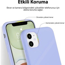 Kzy Huawei Y7 2019 Içi Kadife Soft Logosuz Lansman Silikon Kılıf - Lila