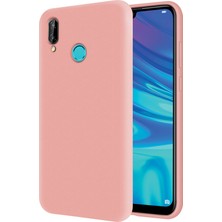 Kzy Huawei Y7 2019 Içi Kadife Soft Logosuz Lansman Silikon Kılıf - Pembe