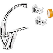 Arçe Kuğu Lavabo Bataryası Seti