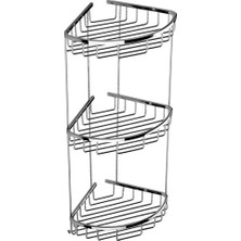 Arçe Üçlü Süngerlik Köşelik  Oval Pirinç