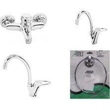 Arçe Batarya Seti Banyo  Eviye  Lavabo Havluluk