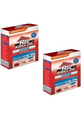 NATUROPATHICA Red Krill Oil 500 mg 30 Kapsül x 2