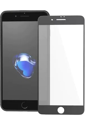 Ag iPhone 8 Plus Black Özel Seramik Kırılmaz Ful Ekran Cam