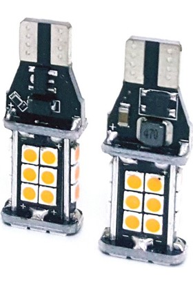Femex Platinum T15 W16W Turuncu LED Ampul Sinyal Ampulu