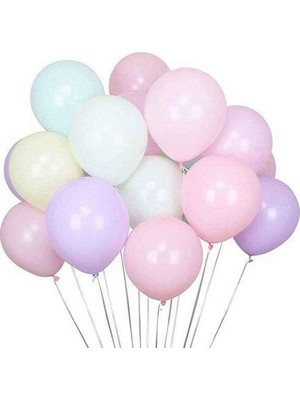 Balonevi  Karışık Makaron Balon 100'LÜ