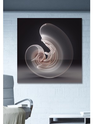 Hediyeler Kapında Kanvas Tablo