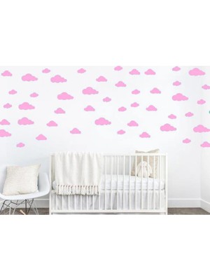 Hediye Postası Bulut Duvar Sticker 100 Adet Mix