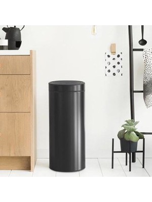 Brabantia Çöp Kutusu 30 lt Touch Bın New Dokunmatik Ayışığı Siyahı